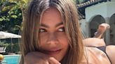 Sofia Vergara Sunbathes Topless in a Teeny Thong swimsuit