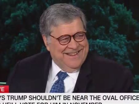 Watch Bill Barr’s Face as He Realizes Trump’s ‘Thank You’ Was Actually an Insult