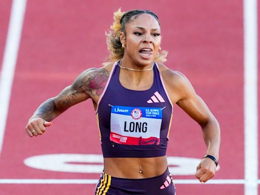 Sprinter McKenzie Long advances to final of 200 meters at Olympic trials with mom in her heart