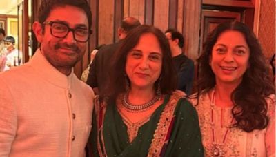 Juhi Reunites With Aamir at His Mother's 90th Birthday, Netizens Ask 'Ishq 2 Kab Aaigi?'