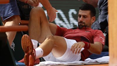Lo que se pierde Novak Djokovic tras la baja en Roland Garros por lesión