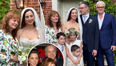 Exes Susan Sarandon and Tim Robbins reunite at her daughter Eva Amurri’s wedding in family photos
