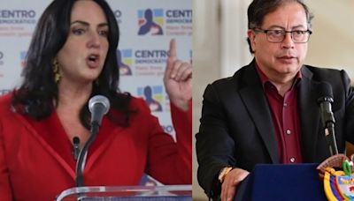 Nueva pelea entre Gustavo Petro y María Fernanda Cabal por sus riquezas: “¿Sumamos?”