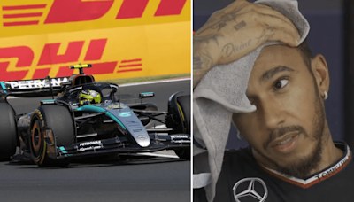 Lewis Hamilton blames 'very hot' weather as Mercedes struggle in Hungary