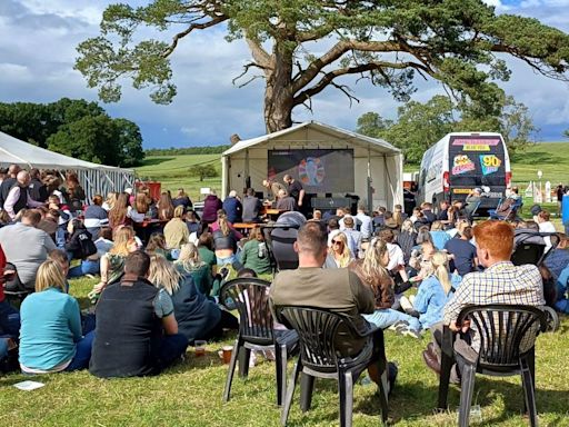 Euros big screen at agricultural show 'huge success'