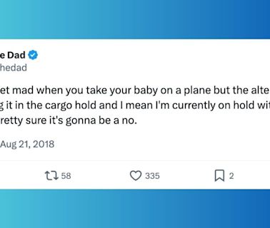 Too-Real Tweets About Flying With A Baby