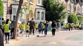 Hackney primary school students chant in streets urging people to vote