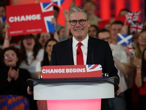 Victoria histórica de los laboristas en Reino Unido; Keir Starmer será el primer ministro británico