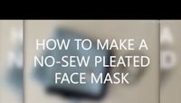 How to make an easy, no-sew face mask