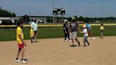 Miracle League baseball holds first game