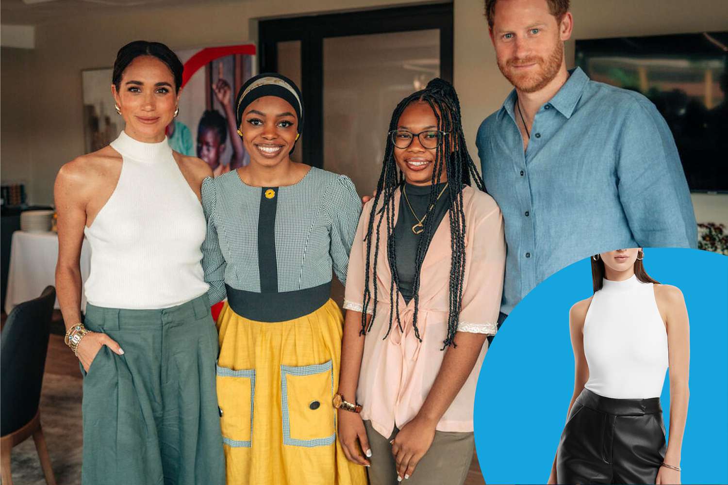 Meghan Markle’s White Halter Top Is This Summer’s Staple Shirt Style — Get the Look from $14