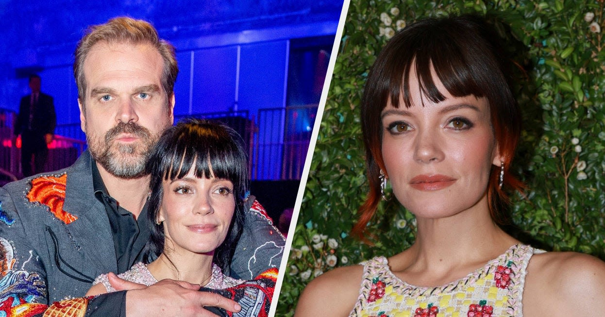 Lily Allen Revealed She And Her "Stranger Things" Husband David Harbour Regularly Go Days At A Time Without Speaking