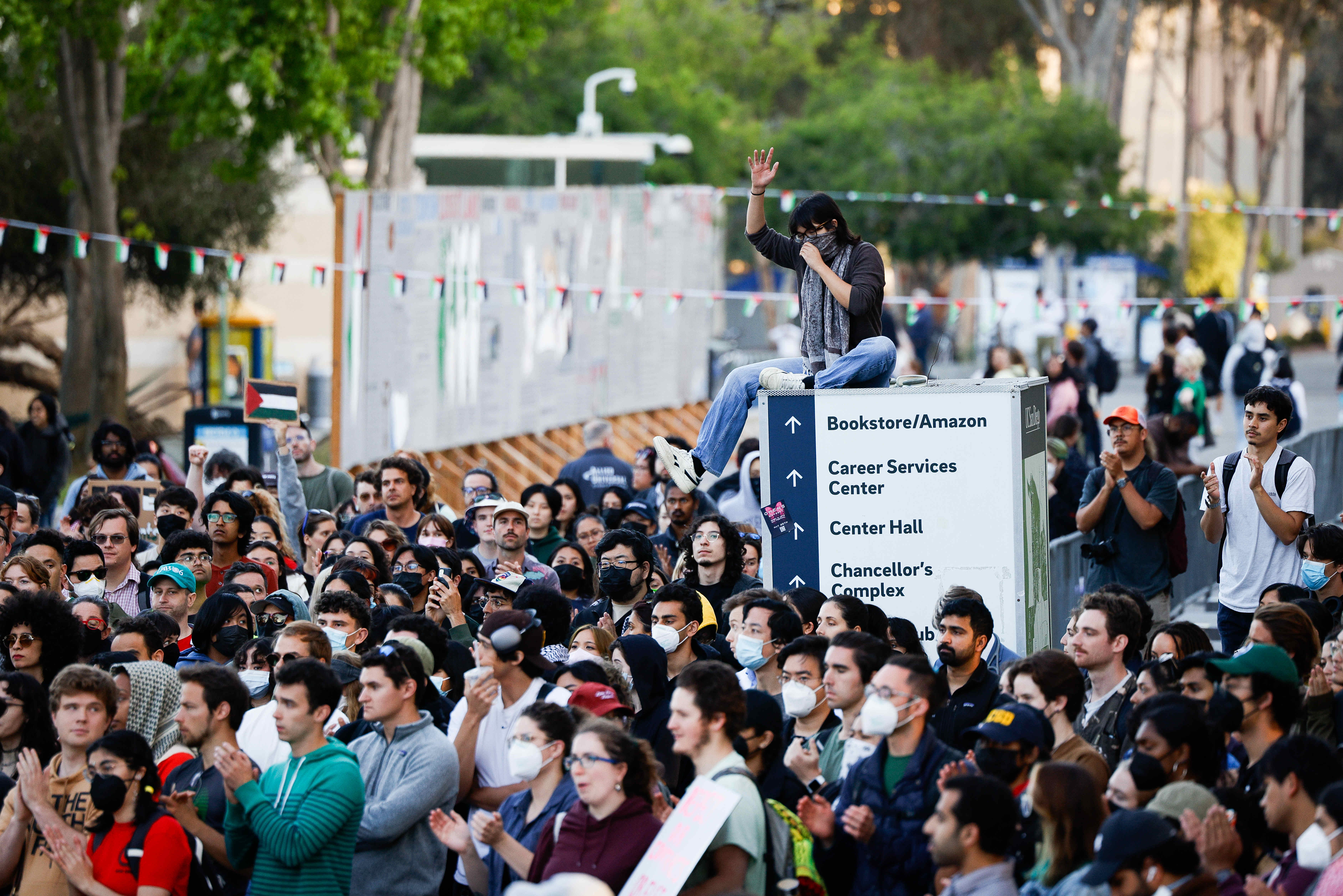 Backlash hits UC San Diego day after police raid pro-Palestinian encampment
