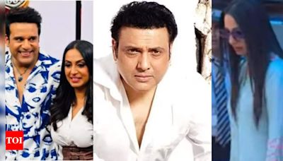 Kashmera Shah visits Govinda in the hospital after he gets shot, thus ending all the family feud involving Krushna Abhishek and him | Hindi Movie News - Times of India