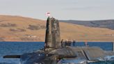 A Trident missile test-fired by a UK submarine failed. That's a lot of money down the drain.