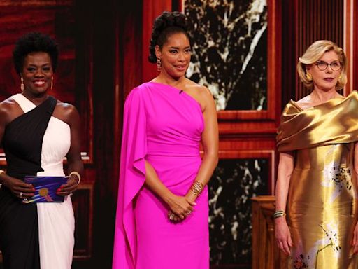 Viola Davis, Christine Baranski, and Gina Torres pay tribute to TV lawyers at the 2024 Emmys