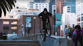 Riders Show Off Tricks On Custom Fixed Gear BMX Bikes In San Francisco