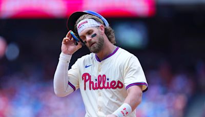 Bryce Harper, Phillies stay steady as slumps drag on: 'Turn the page to August'