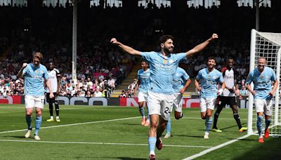 Fulham 0-4 Manchester City - Josko Gvardiol scores brace as City take one step closer to history with win over Fulham - Eurosport