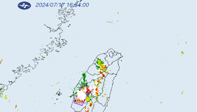 午後大雷雨襲嘉義！「這5區」列一級淹水警戒