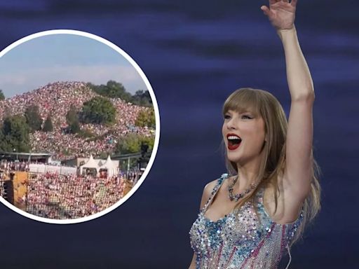 Miles de fanáticas de Taylor Swift vieron su concierto desde una colina en Múnich tras no conseguir entradas