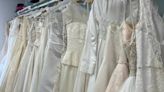 Brides going wild discovering charity shop has second floor of wedding dresses
