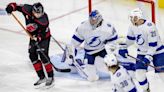 Hurricanes fall flat against Lightning, lose 4-0 in final game of four-game homestand