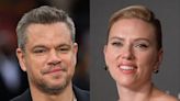 Matt Damon dice que besar a su coprotagonista Scarlett Johansson fue un 'infierno'