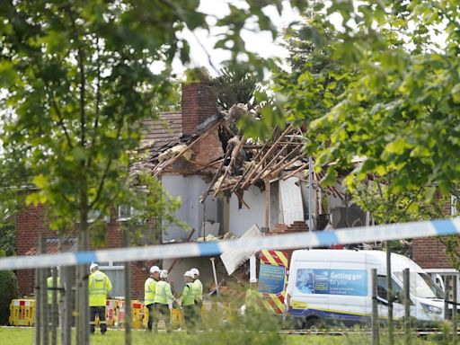 ‘Badly burned’ man pulled from wreckage of house by hero neighbours after huge gas explosion