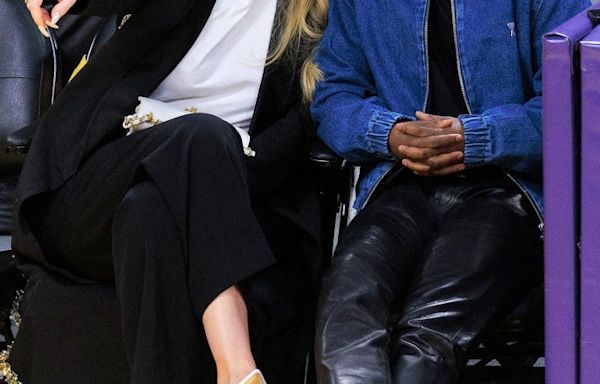 Adele and Boyfriend Rich Paul Cuddle Courtside at Los Angeles Lakers Game