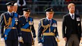 Prince Harry wears medals pinned to suit after being banned from wearing uniform at Queen’s procession