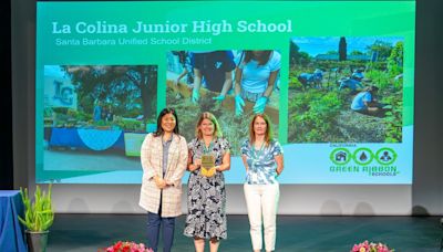 La Colina Junior High named California Green Ribbon School