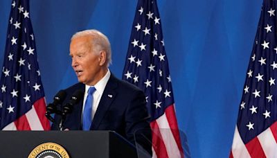 Donations exploded during Biden's press conference, campaign says