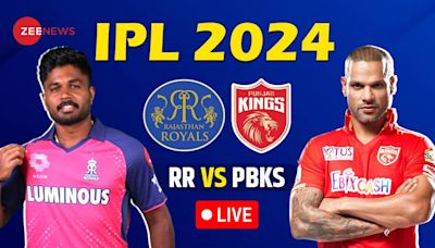 RR vs PBKS Live Cricket Score and Updates, IPL 2024: Sanju Samson vs Sam Curran