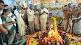 Andhra Pradesh CM performs Ananta Sesha Sthapana at ISKCON’s Hare Krishna Gokula Kshetram in Guntur district