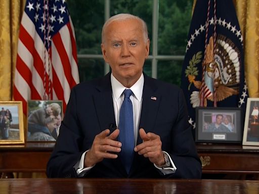 Biden says he’s ‘passing the torch’ in first speech after dropping out of 2024 race