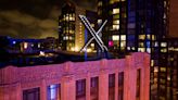 Flashing 'X' sign on top of Twitter building in San Francisco sparks city investigation