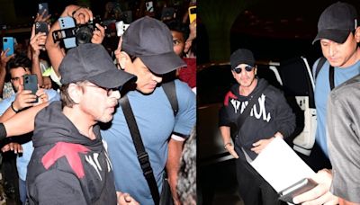 Shah Rukh Khan Gets Mobbed As Huge Chaos Erupts at Mumbai Airport, SHOCKING Video Goes Viral; Watch - News18