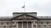 When is the Union Flag flown at half-mast above Buckingham Palace and why?