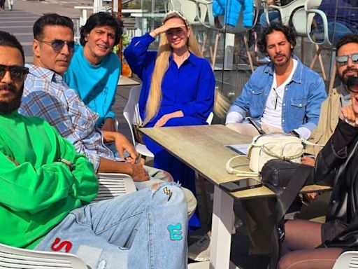 Chunky Panday shares BTS pics from Spain with Housefull 5 co-actors Riteish Deshmukh, Akshay Kumar and others