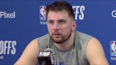 That was awkward: Luka Doncic press conference interrupted by bizarre audio in the background