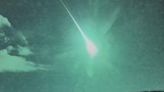 Surprise bright green fireball seen plummeting to Earth