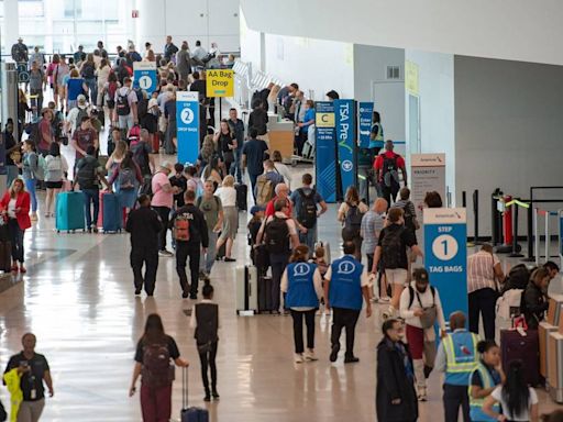 Charlotte airport delays and cancellations persist as Debby moves towards the Carolinas