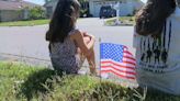 Bradenton girls decorate neighborhood with flags for Memorial Day