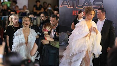 Jennifer Lopez en México: así fue la alfombra roja del estreno de su película Atlas