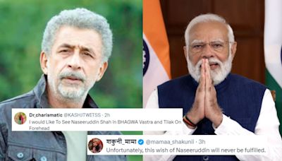 Naseeruddin Shah Saying He Wants To See PM Modi In 'Skull Cap' Sparks Outrage; Here's What Happened