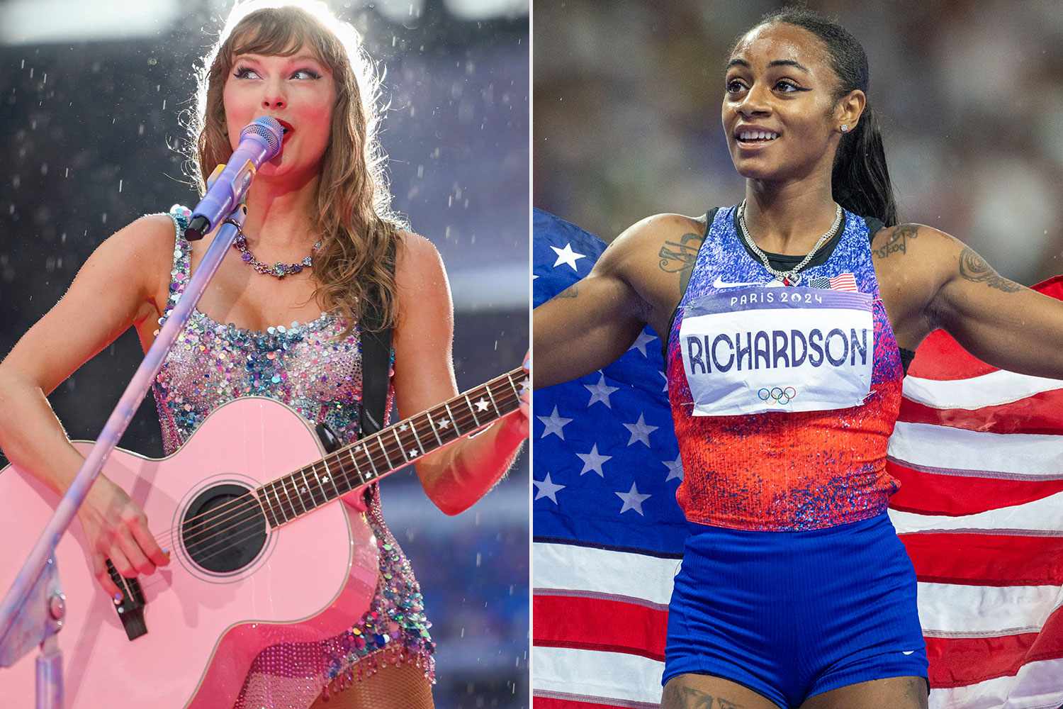Taylor Swift pays tribute to Olympic standouts Simone Biles, Katie Ledecky, and Sha'Carri Richardson