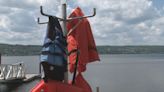 The Finger Lakes Chapter of the American Boating Club installed a life jacket tree in Watkins Glen