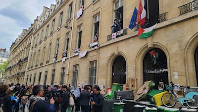 Policía desaloja a manifestantes propalestinos de universidad de élite en París