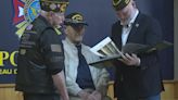 102-Year-Old World War II Veteran honored with medals at ceremony